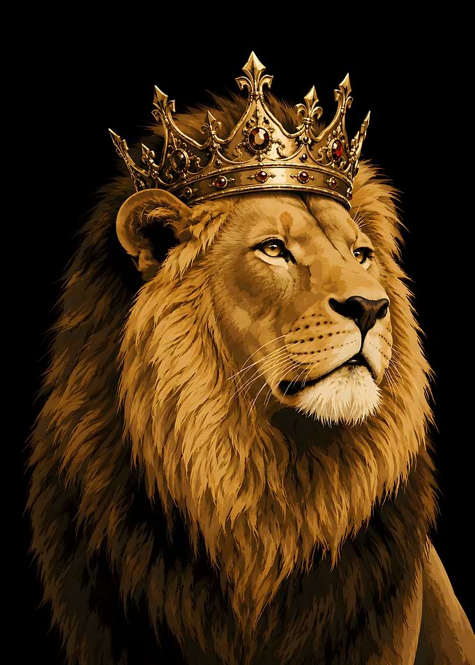 Lion King with Crown