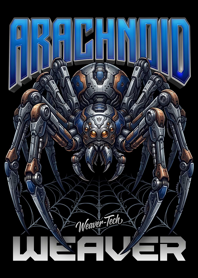 Cyberpunk Arachnid Robot Spider