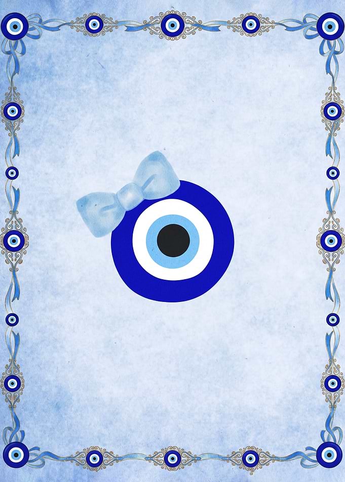 Evil Eye Bow Decoration