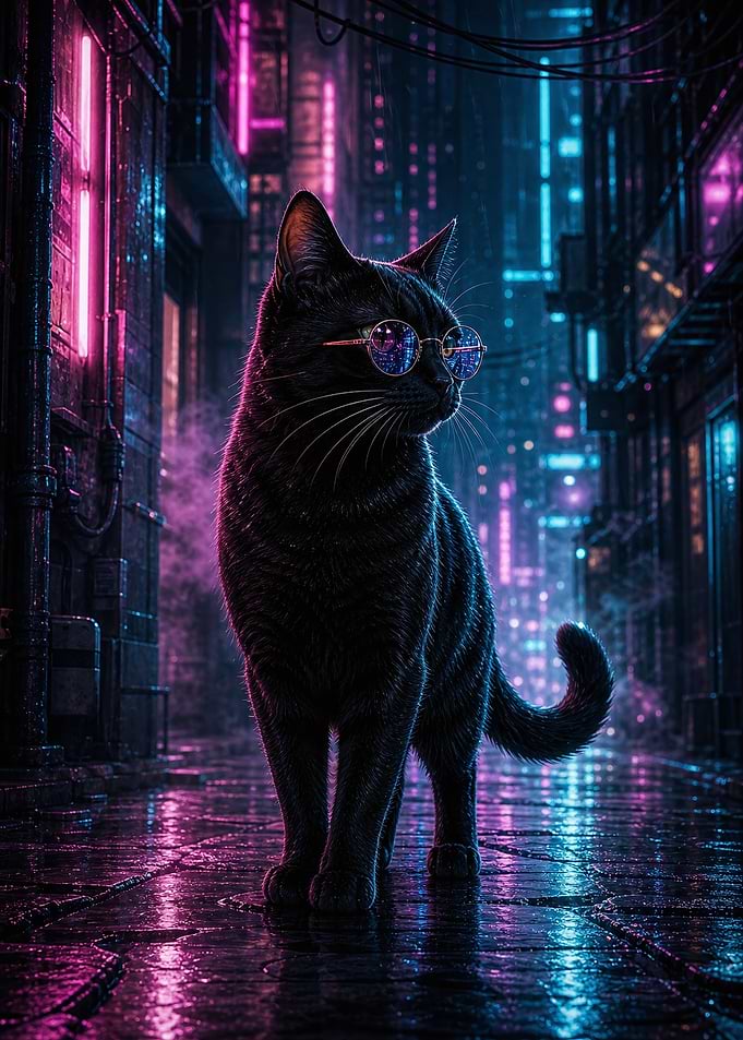 Cyberpunk Alley Cat