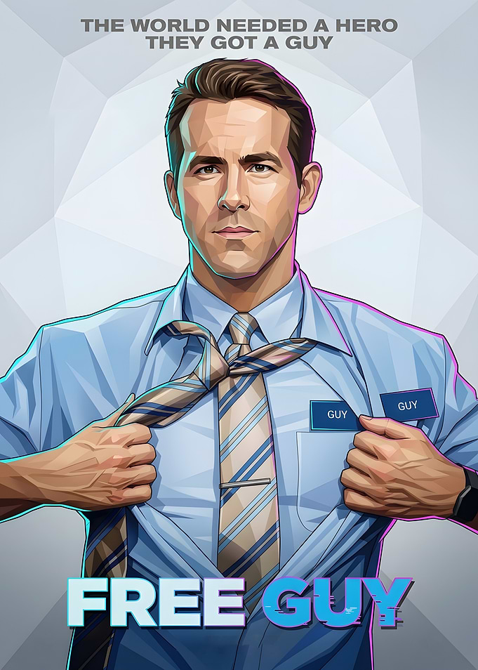 Free Guy Movie Poster