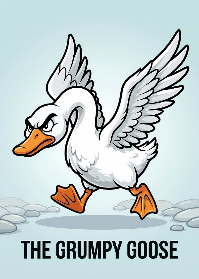 The Grumpy Goose Cartoon