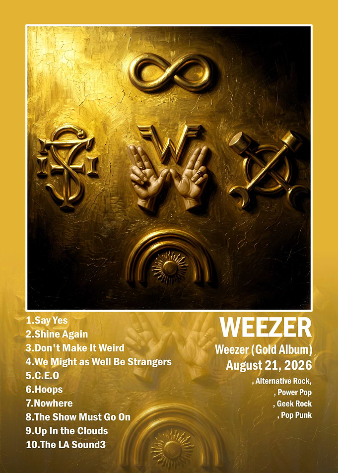 Weezer Gold Album Cover