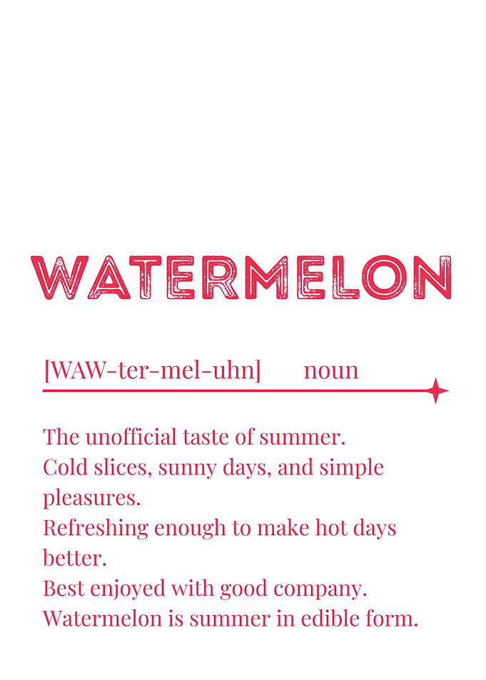Watermelon Definition Art