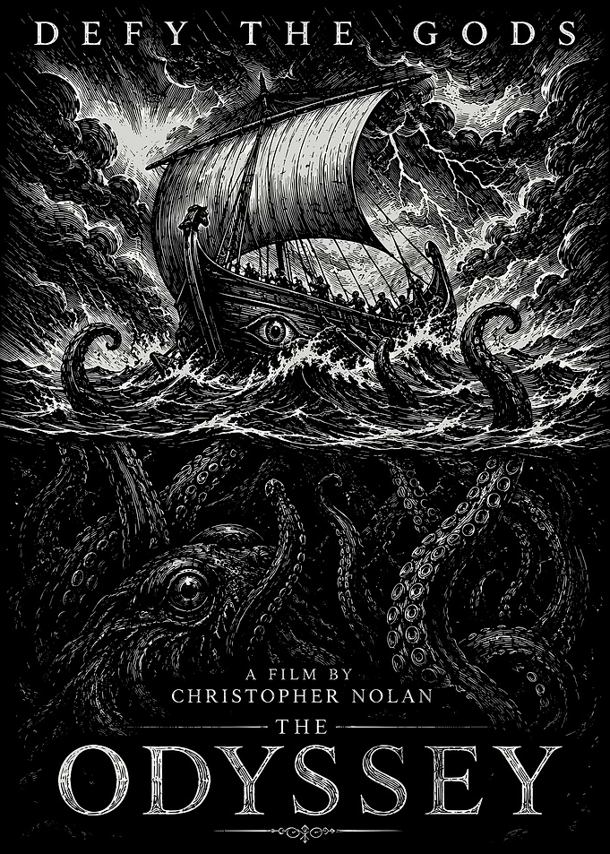 The Odyssey Christopher Nolan Movie Poster