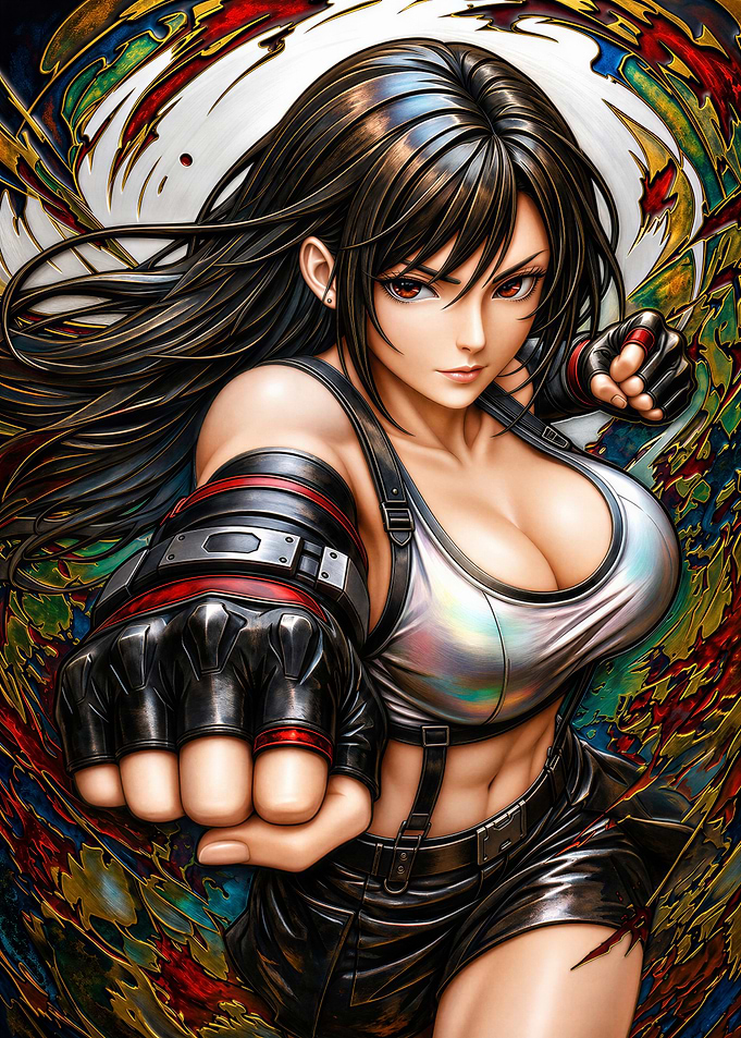 Tifa Lockhart Punching Forward