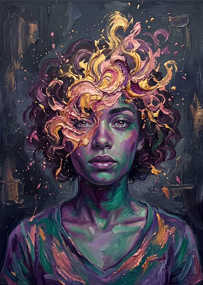 Abstract Portrait of a Woman