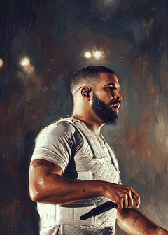 Drake Performing on Stage