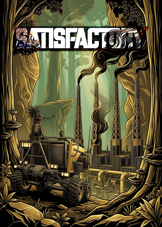 Satisfactory Game Art