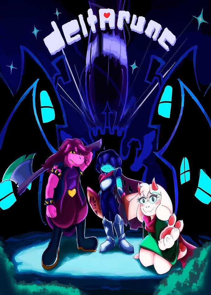 Deltarune Characters in Dark World