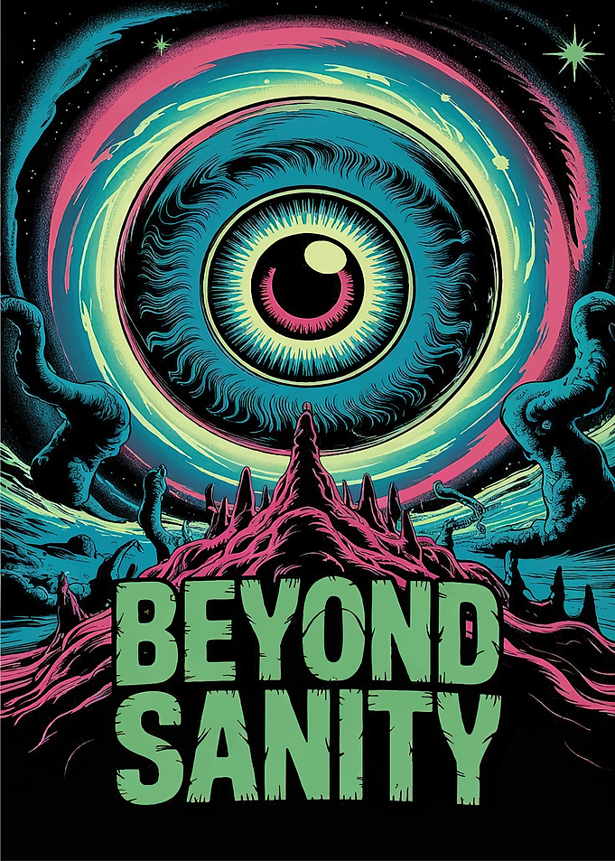 Beyond Sanity Psychedelic Eye Poster