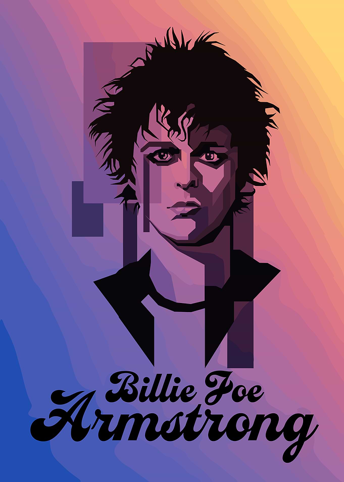 Billie Joe Armstrong Pop Art Portrait