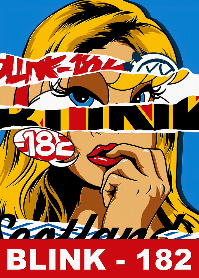 Blink-182 Pop Art Poster