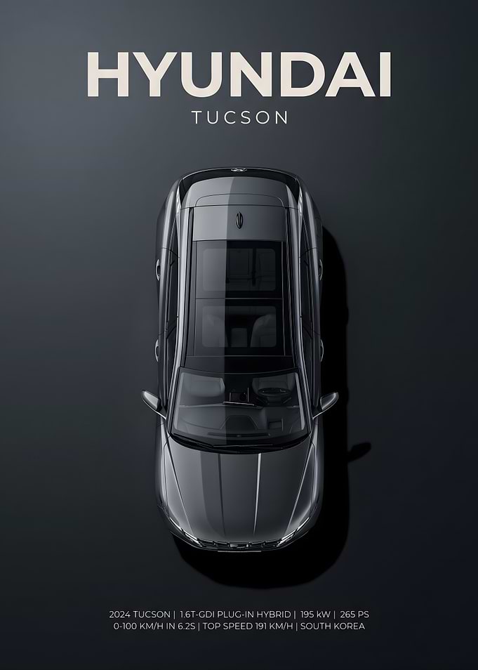 Hyundai Tucson Top View