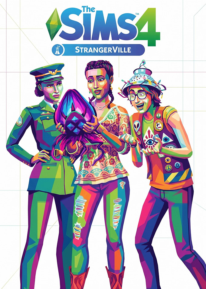 The Sims 4: Strangerville Cover Art