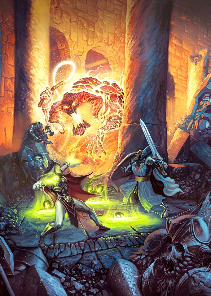 Fantasy Battle Scene