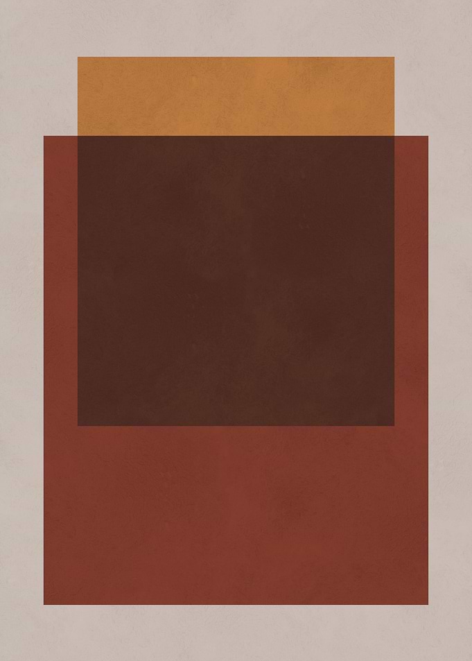 Abstract Geometric Shapes in Earth Tones