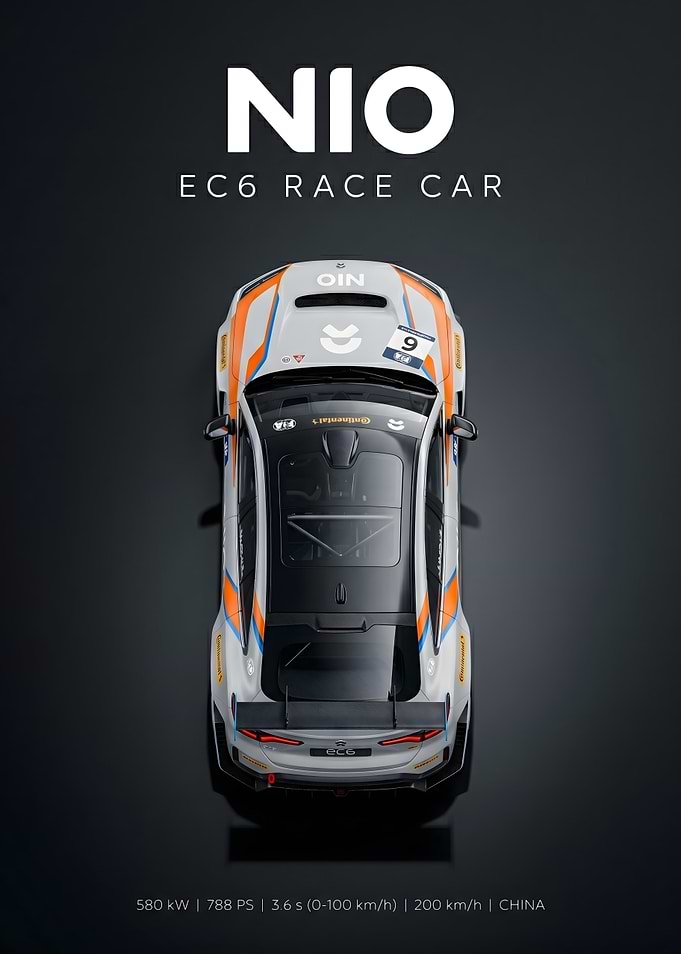 NIO EC6 Race Car