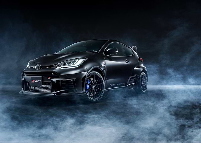 Black Toyota GR Yaris in Smoke