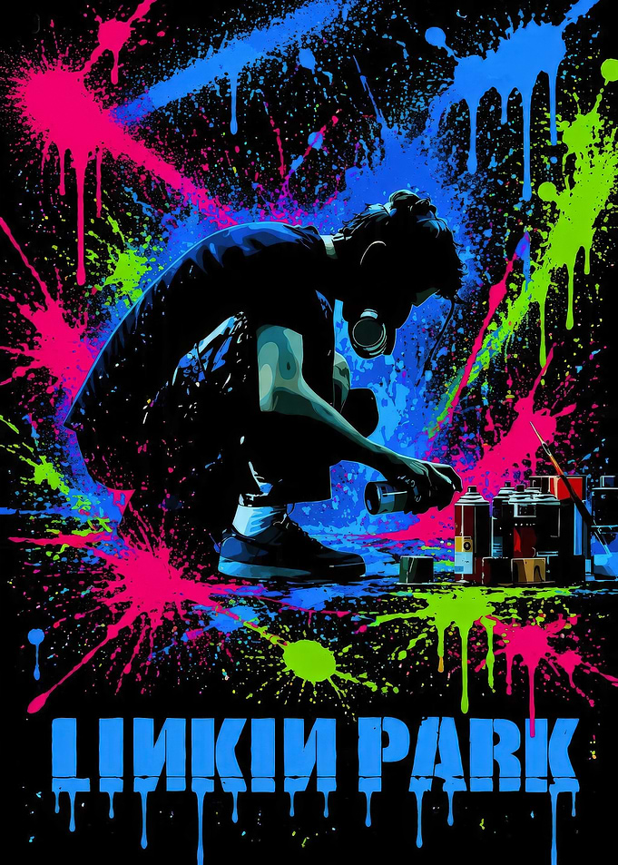 Linkin Park Graffiti Art