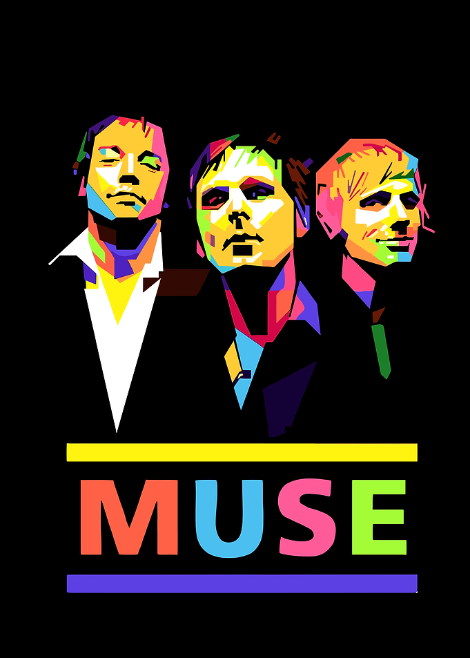 Muse Band Pop Art