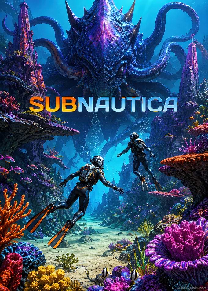 Subnautica Game Cover Art