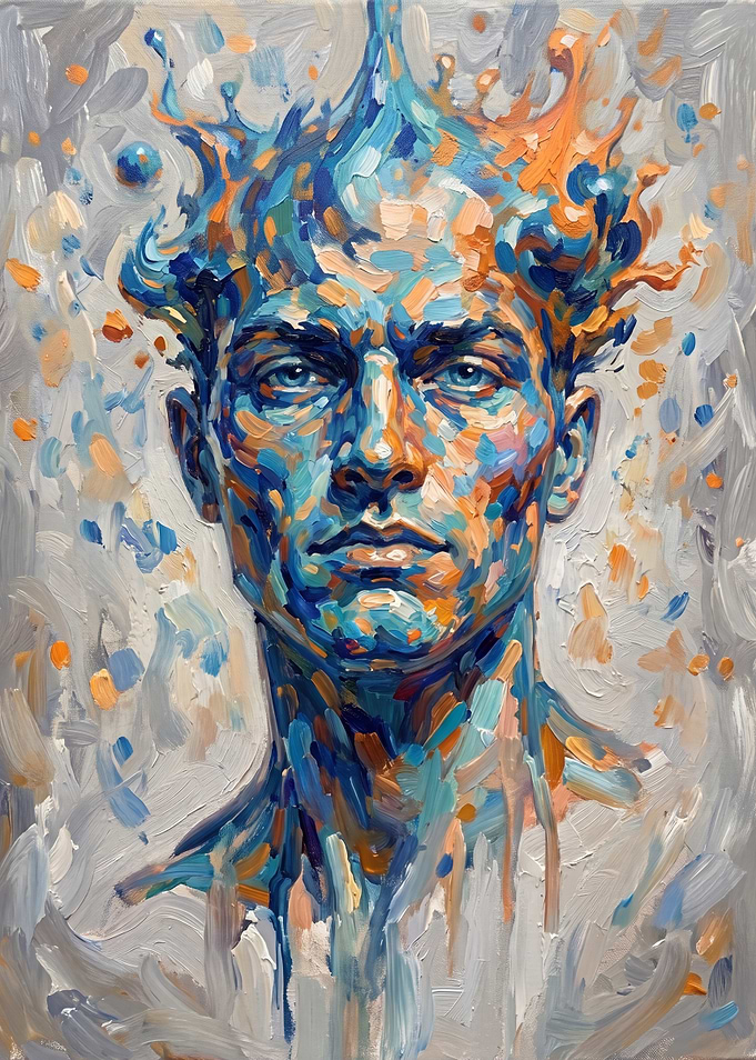 Abstract Portrait of a Man