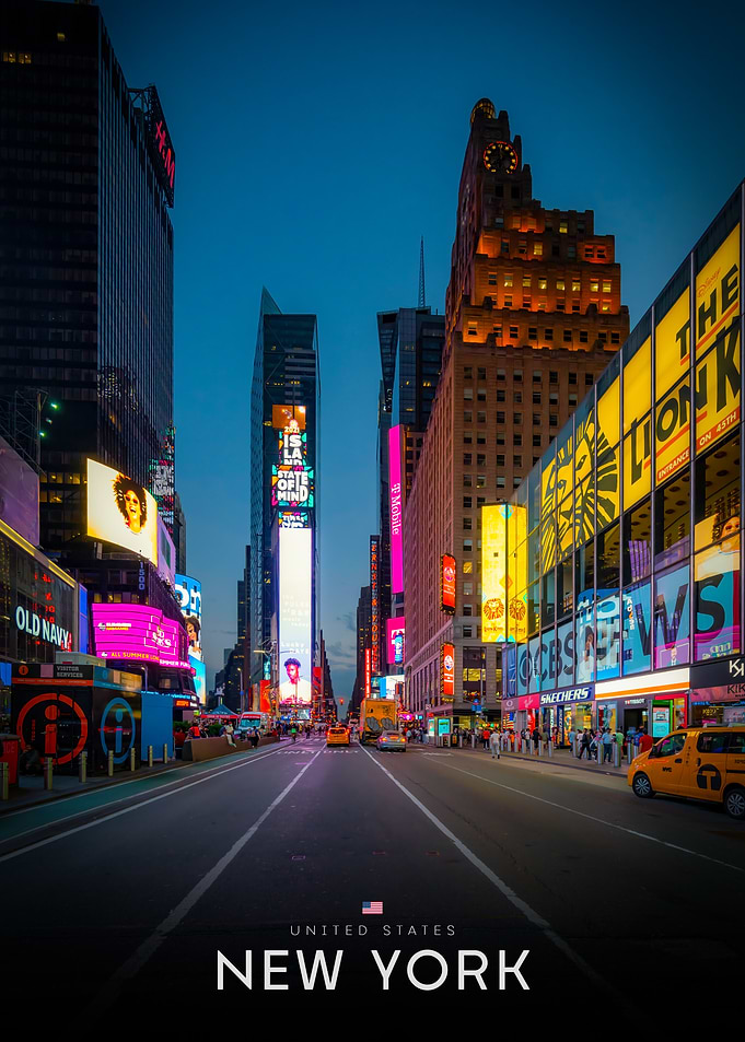 Times Square at Dusk