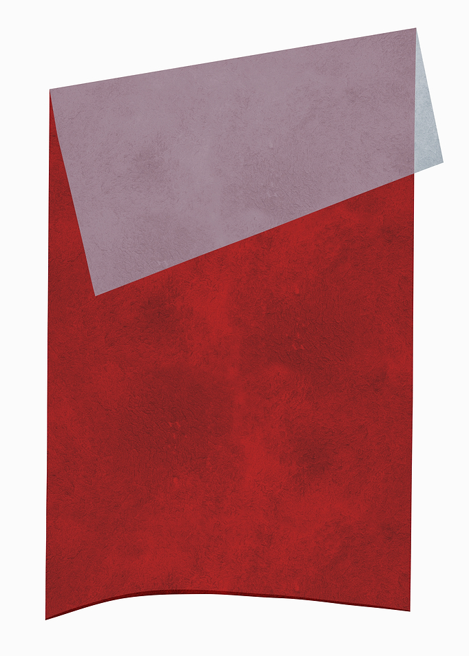 Abstract Red and Grey Geometric Shapes