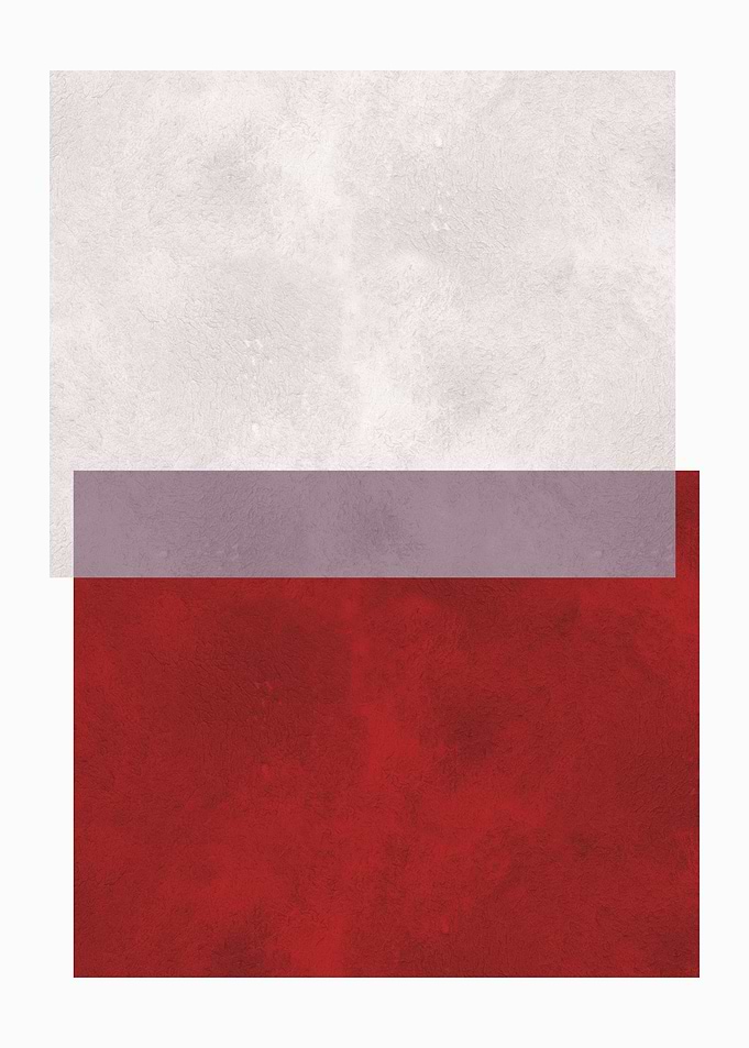 Abstract Polish Flag Design