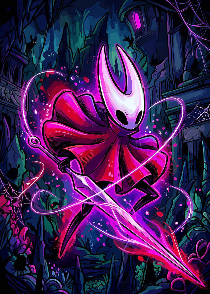 Hornet from Hollow Knight Gaming Art