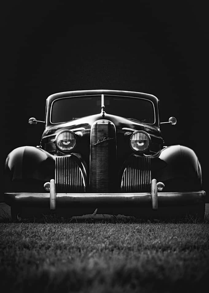 Vintage Car on Grass