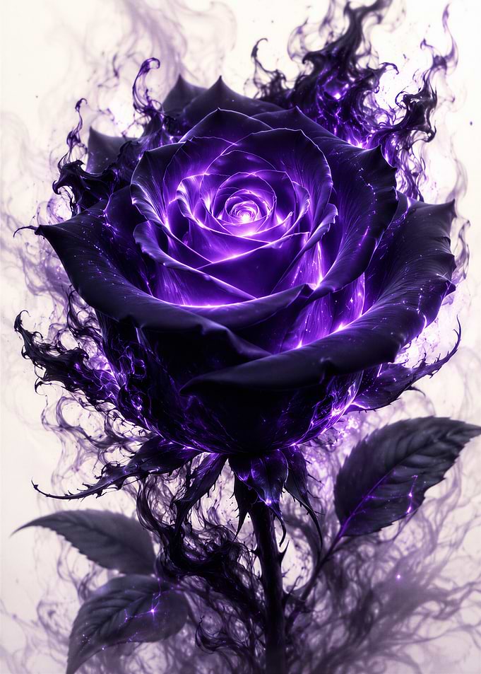 Purple Void Rose