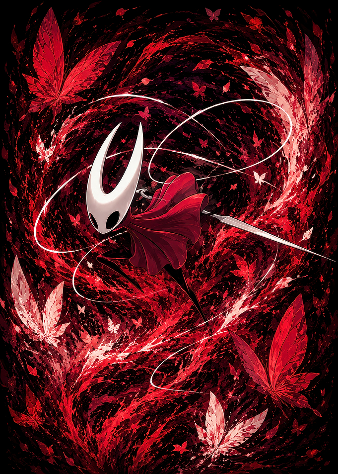 Hornet in a Swirl of Red