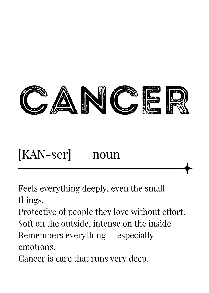 Cancer Zodiac Definition