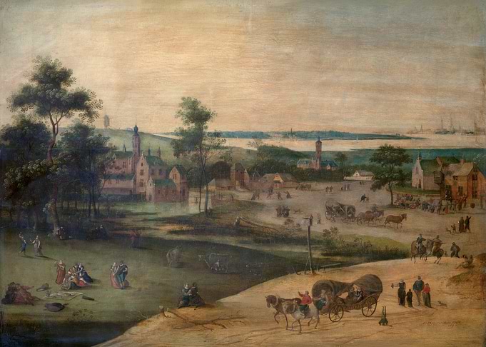 Village on the Scheldt