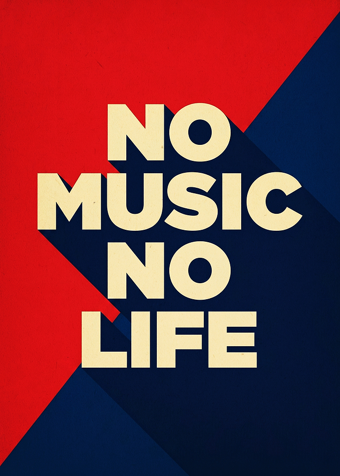 No Music No Life Poster