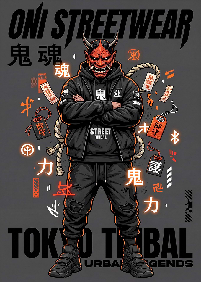 Oni Streetwear Tokyo Tribal