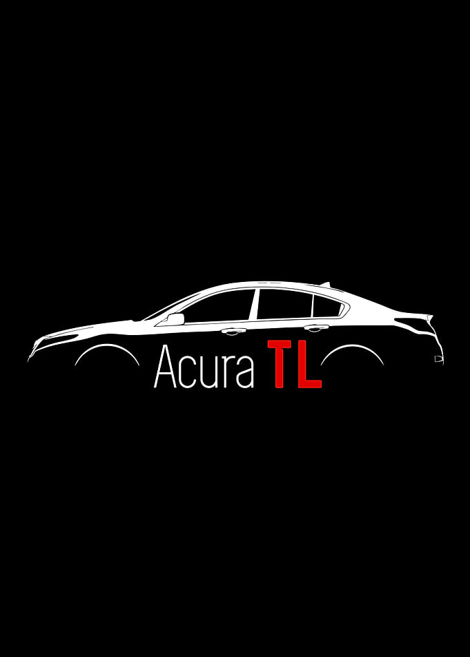Acura TL Car Silhouette