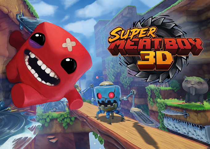 Super Meat Boy 3D Game Art