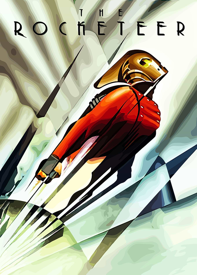 The Rocketeer Flying