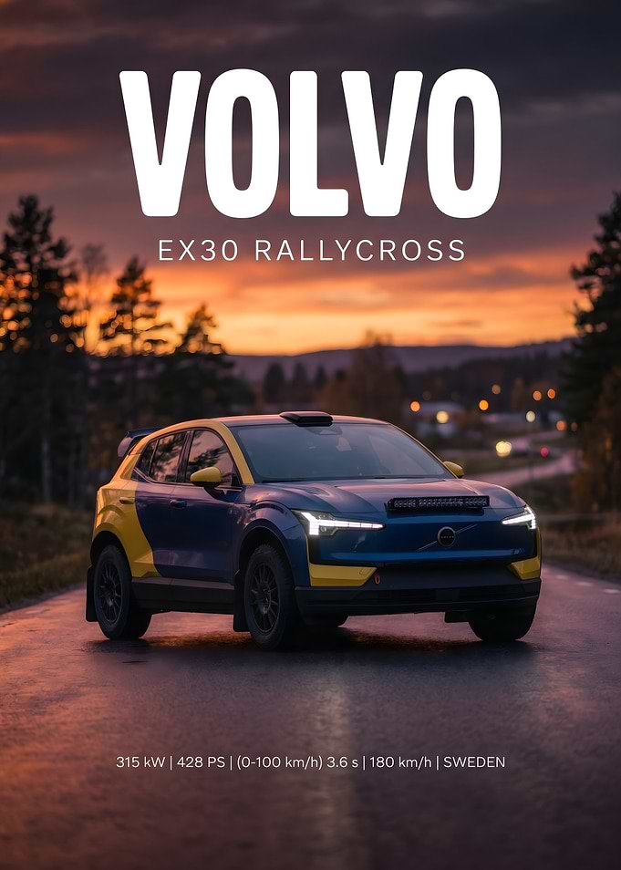 Volvo EX30 Rallycross Car