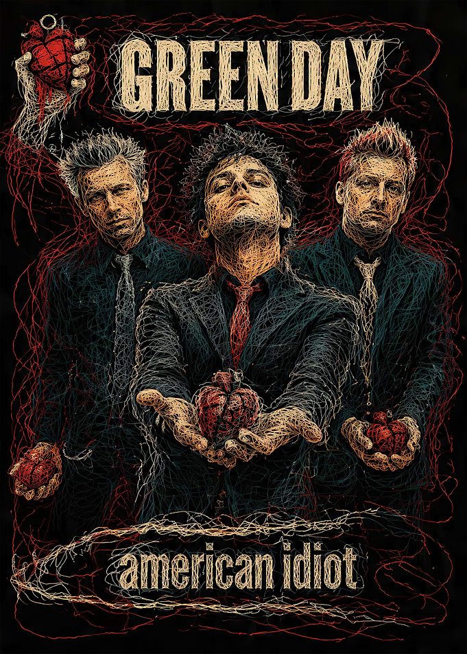 Green Day American Idiot Album Art
