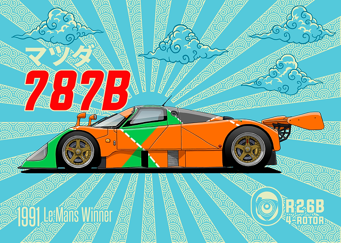 Mazda 787B Le Mans Winner Poster