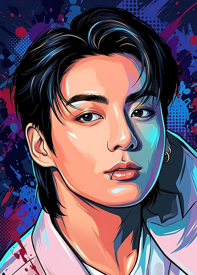 Jungkook Pop Art Portrait