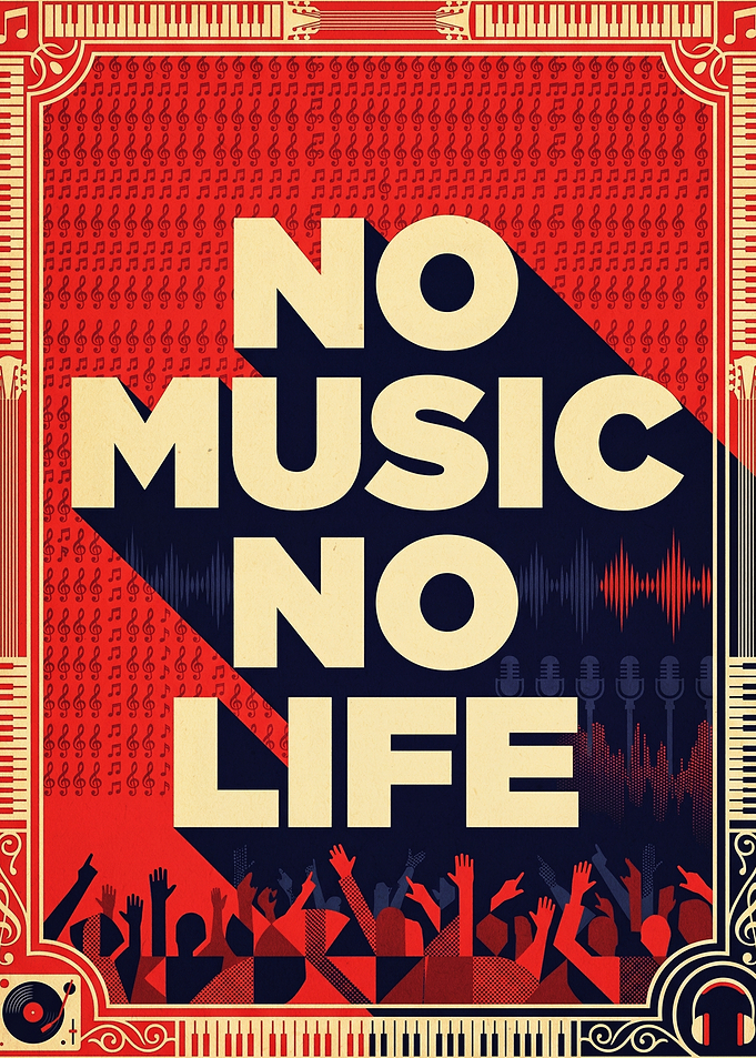 No Music No Life Poster