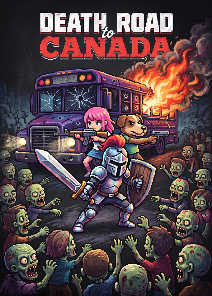 Death Road to Canada Pixel Art