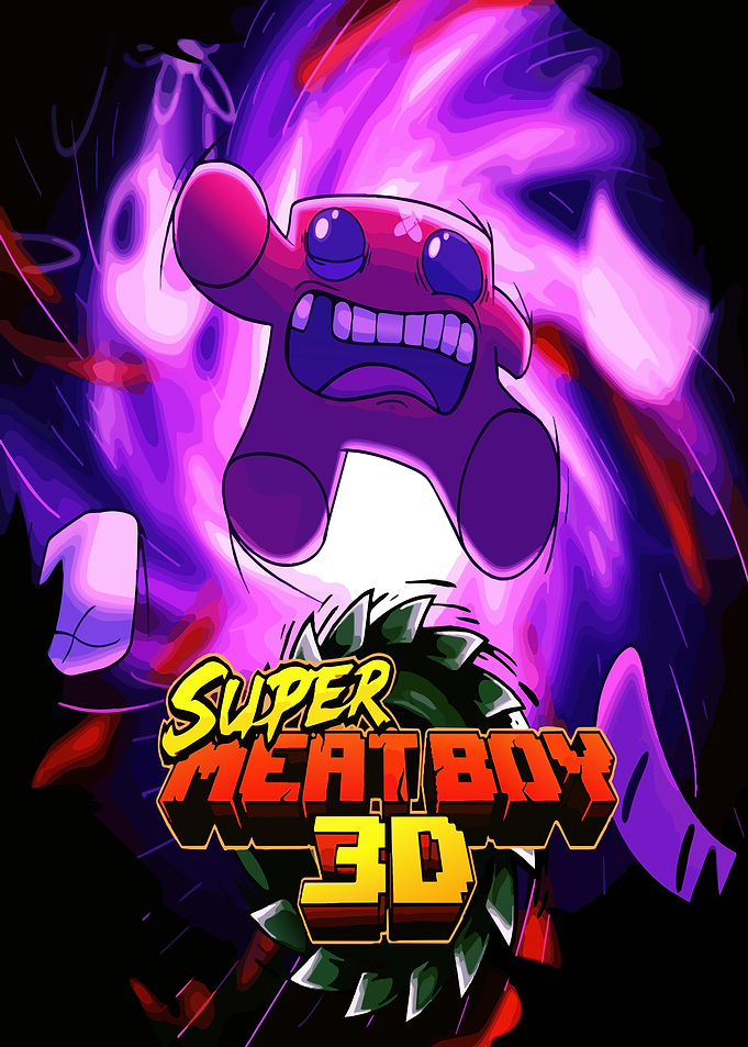 Super Meat Boy 3D Game Art