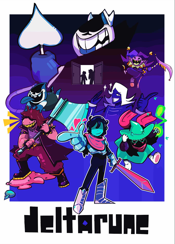 Deltarune Characters Poster