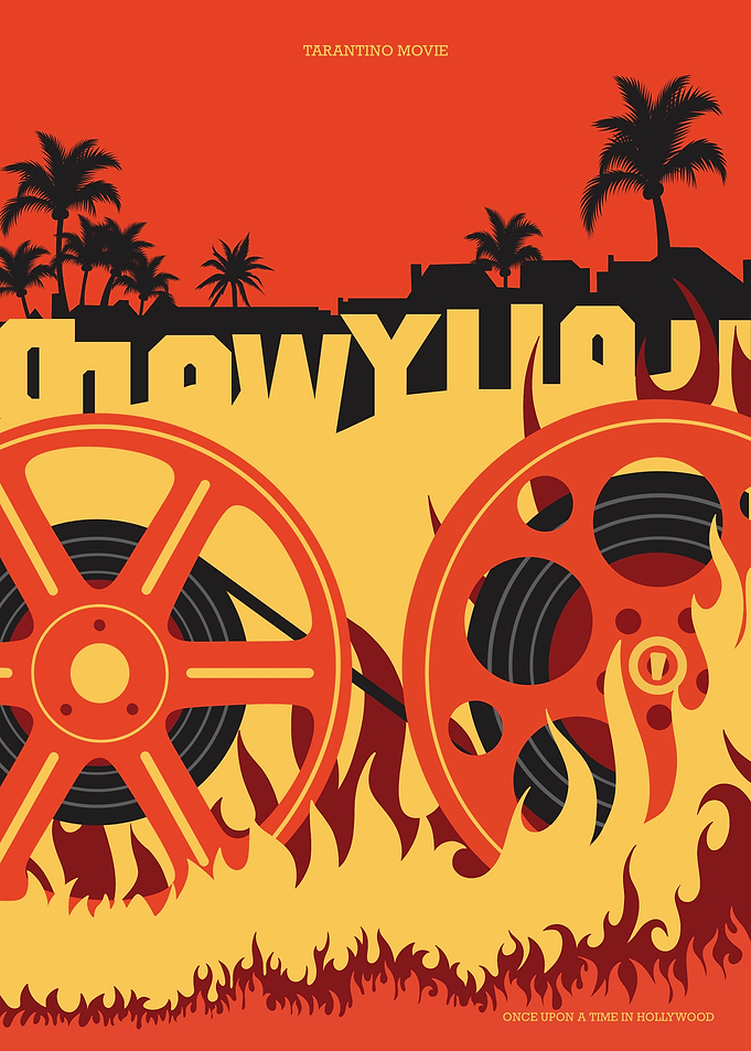 Once Upon a Time in Hollywood Poster